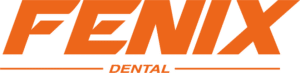 FENIX DENTAL logo in bright orange bold letters with the word DENTAL beneath, conveying a strong brand identity and dental innovation for botiss biomaterials.