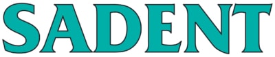 Sadent logo in teal bold typography on a white background, featuring lettering that clearly represents the Sadent brand name for consistent identity.